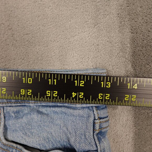 Levi's jeans Wedgie Straight women's 25 light wash blue red tab big E premium - Picture 7 of 16